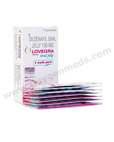 Lovegra Oral Jelly 100mg Lovegra Oral Jelly