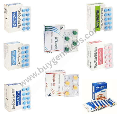 Malegra (Sildenafil Citrate Tablets)