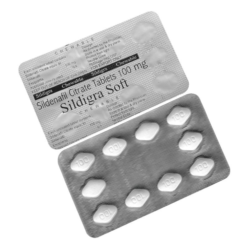 Sildigra Soft 100 mg (Sildenafil Chewable)