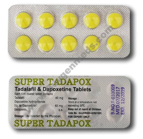 Super Tadapox (Tadalafil+Dapoxetine) Super Tadapox