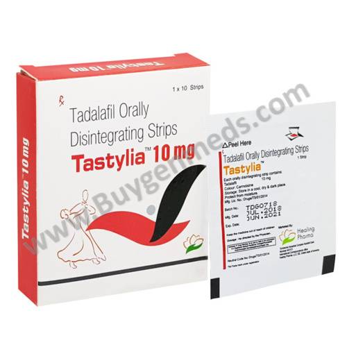 Tastylia 10mg Orally Disintegrating Strip (Tadalafil) Tastylia 10mg Orally Disintegrating Strip