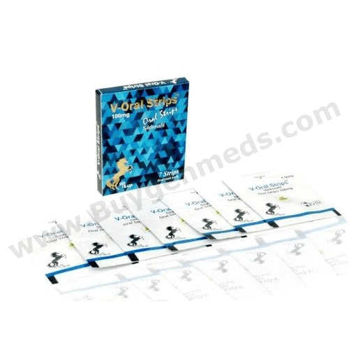 V-ORAL STRIPS 100mg (Sildenafil Citrate 100mg Strips) V-Oral Strips
